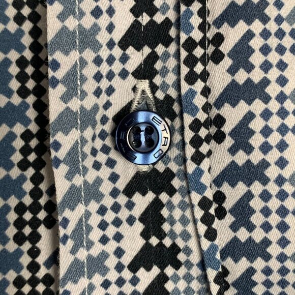 Etro Geometric Print Casual Button Down Shirt - Picture 5 of 13